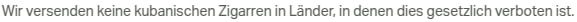Shipping Legal disclaimer